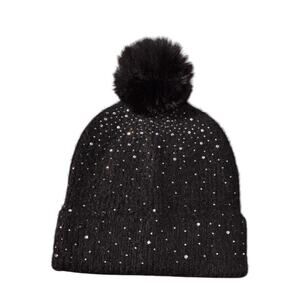 New! Arvores Gemstone Bling Beanie With & Without Pom Pom (K103)